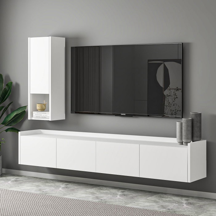 Hanah Home Soporte para TV Sema - Blanco Hanah Home Soporte para TV Sema - Blanco